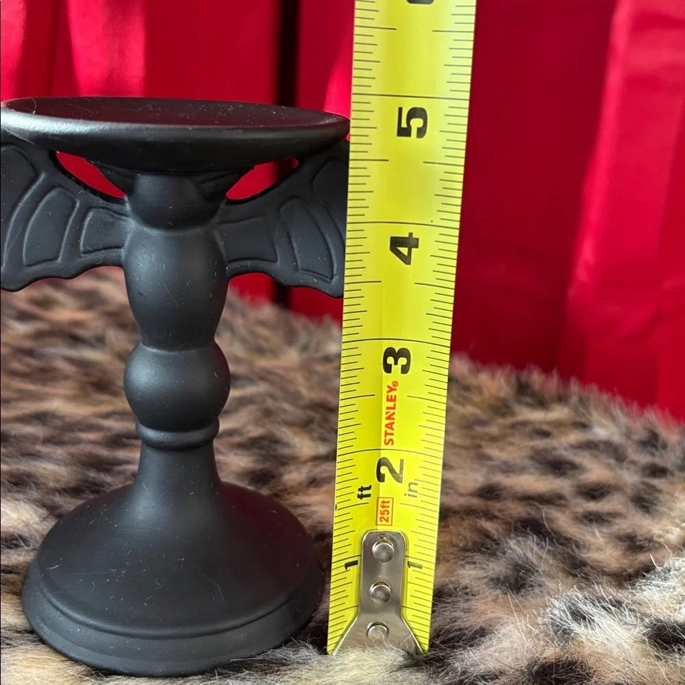 🆕HTF Target Black Bat Pedestal/Riser Candleholder